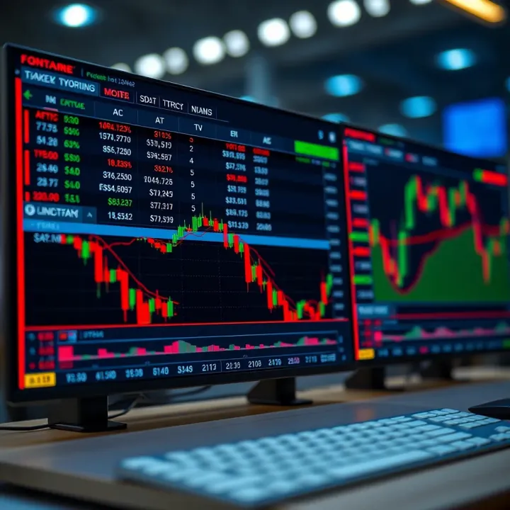Dashboard of forex trading platform highlighting currency pairs and real-time market data
