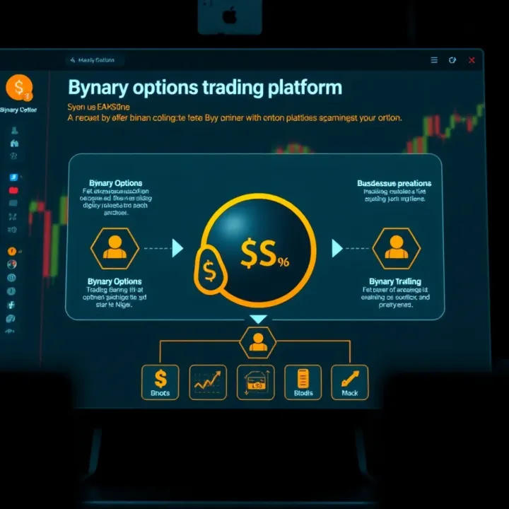Diagram showing the operation and flow of binary options trading platforms in Nigeria