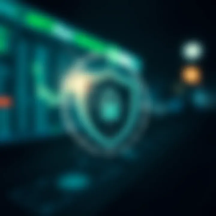 Illustration of a secure shield symbol representing safety features within the ABR trading application