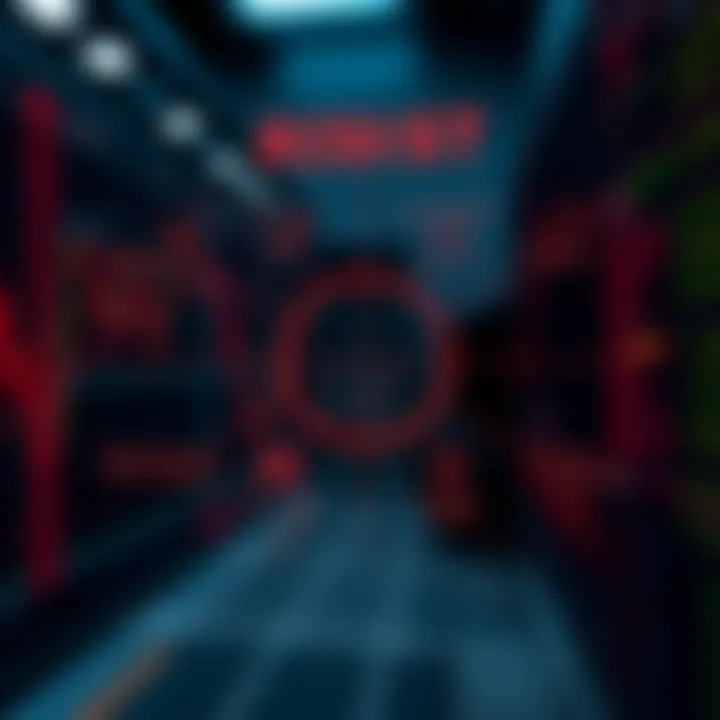 Diagram illustrating key features and risk management strategies in binary options trading