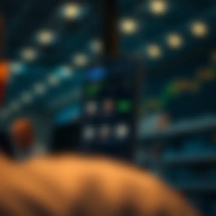 User interface of a mobile copy trading app showing multiple trader profiles and real-time market data