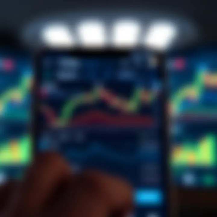 User-friendly interface of a cryptocurrency trading app showcasing real-time market data and easy navigation