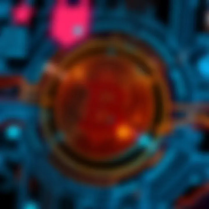 Visual representation of security features including encryption and multi-factor authentication for safe crypto transactions