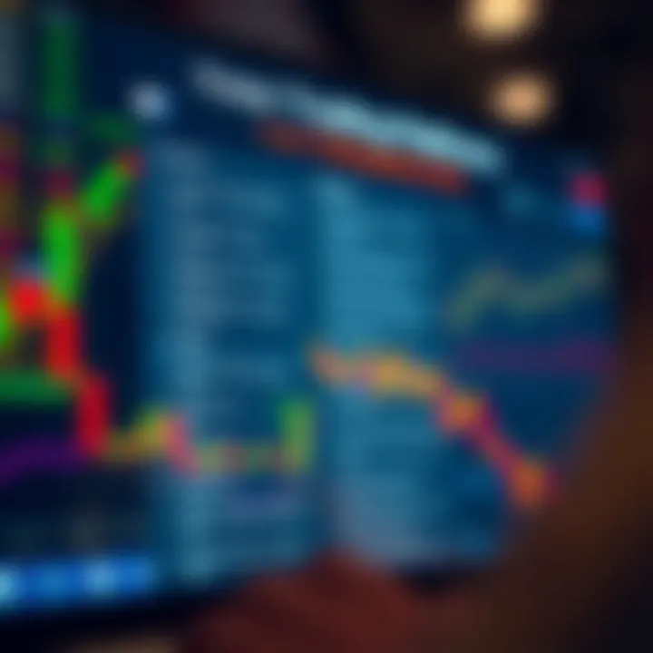 Comparison chart of forex trading platform features highlighting security, fees, and usability