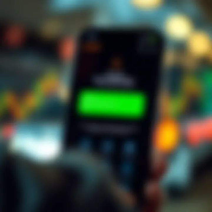 Secure login screen with two-factor authentication prompt on a mobile trading application