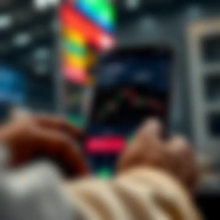 User interface of a popular Nigerian trading app displaying market trends and trading options