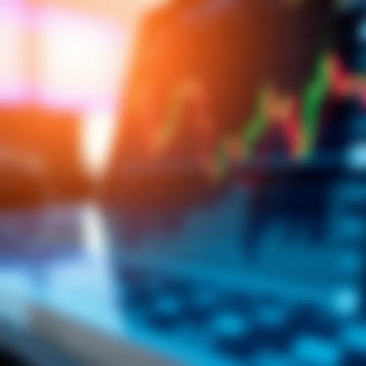 Graph showing upward trend of forex signals on digital trading platform