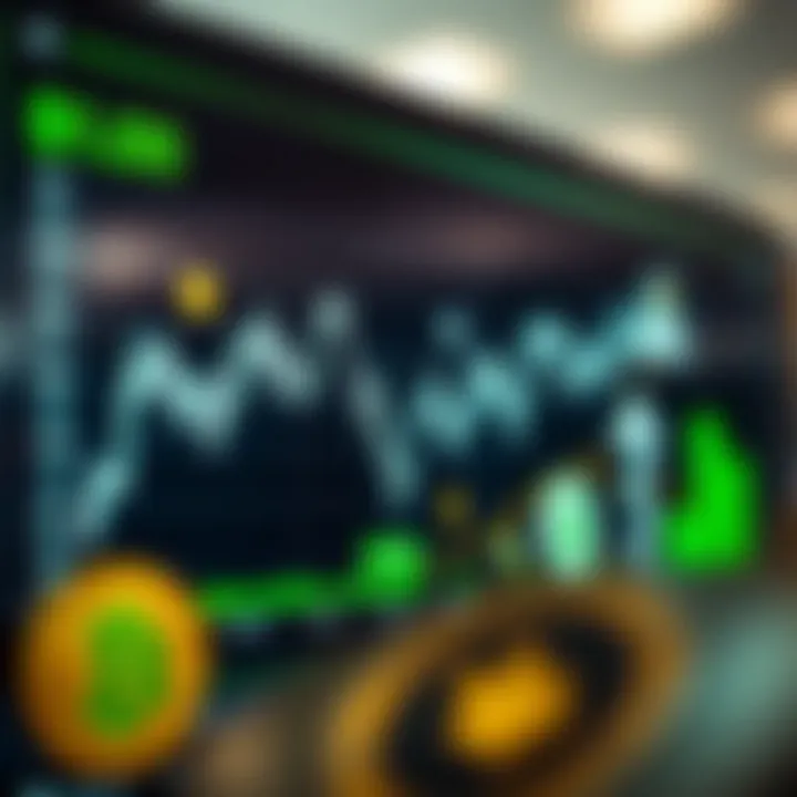 Graph illustrating cryptocurrency price trends with Nigerian Naira symbols and electricity icons highlighting local challenges