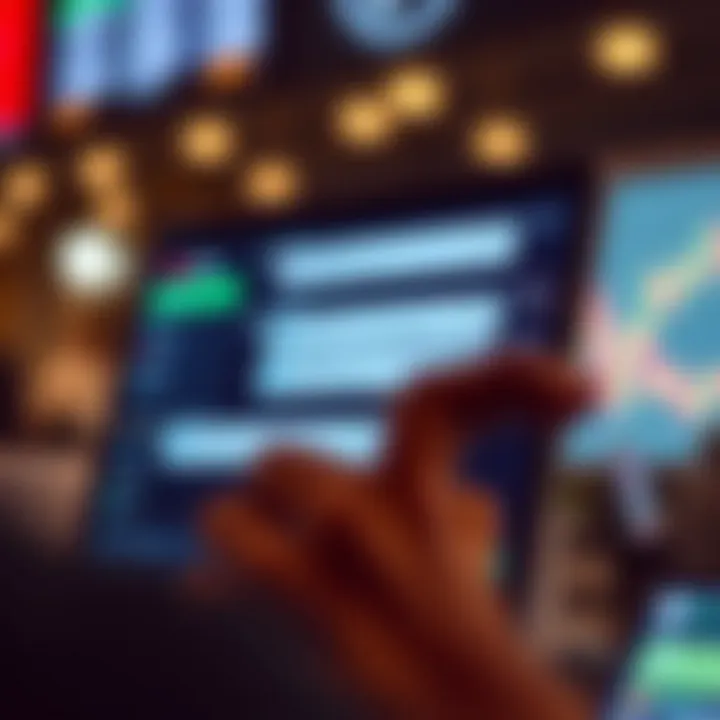 Telegram app screen showing active Forex trading group chats with signal updates and market discussions