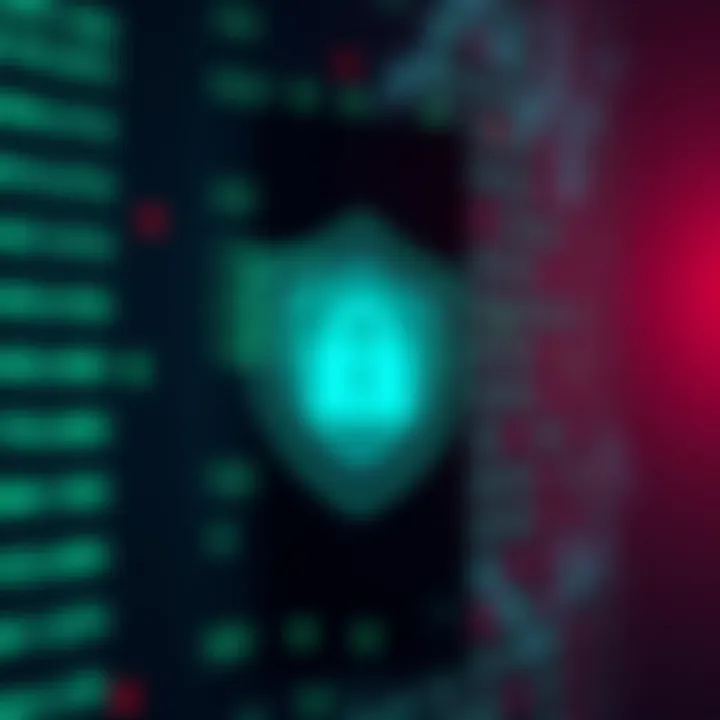 Secure shield icon overlaying digital currency symbols representing safety in forex trading apps