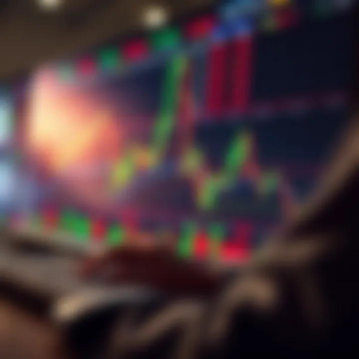 Illustration of financial charts and risk management for forex trading in Nigeria