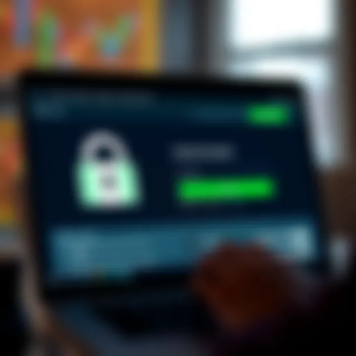 Screenshot of a secure binary trading login page with Nigerian flag icon