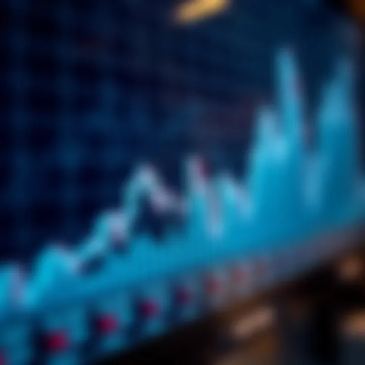 Graph showing currency exchange trends symbolizing forex market dynamics