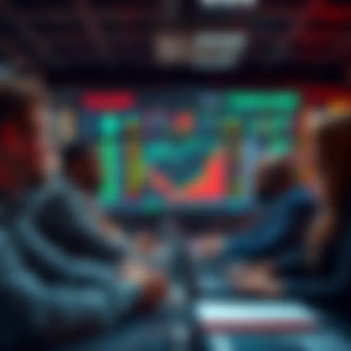 Digital community connecting traders sharing insights and tips in a collaborative environment