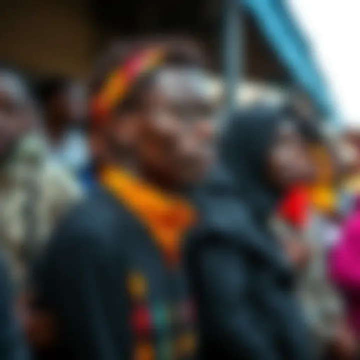 Community gathering illustrating support and acceptance of diverse gender identities in Nigerian society
