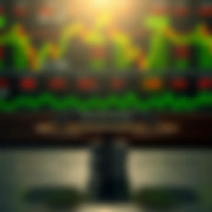 Visual representation of risk and reward balance in binary options trading