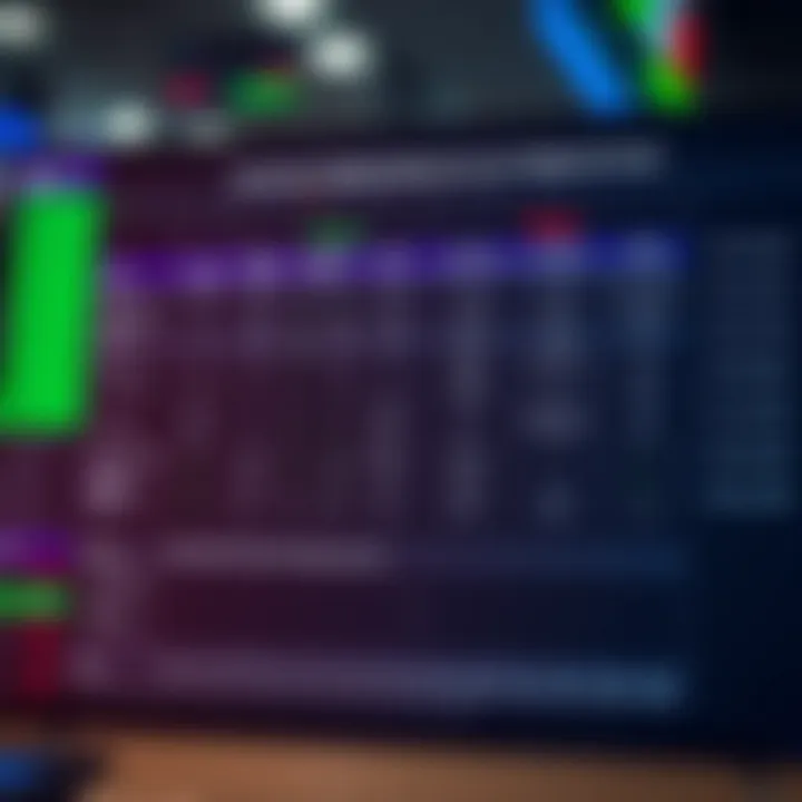 Comparison chart displaying features and fees of popular forex trading platforms for Nigerian traders