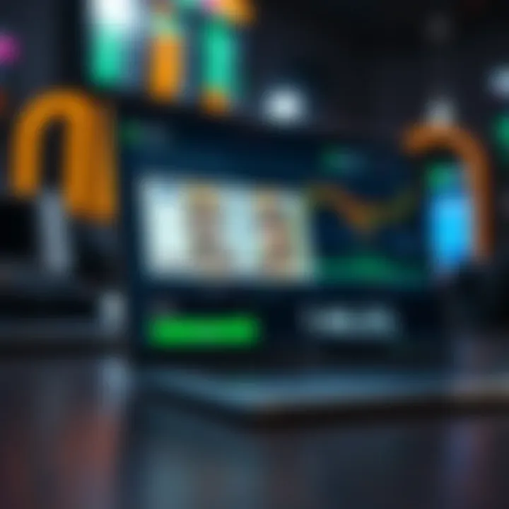 Laptop displaying a forex trading platform with Nigerian Naira and global currencies