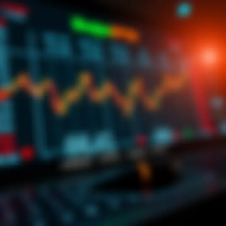 Illustration depicting risks and decision points in binary options trading for investment choices