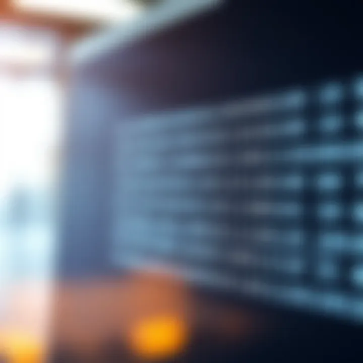 Diagram illustrating the concept of binary numbers with zeros and ones interconnected