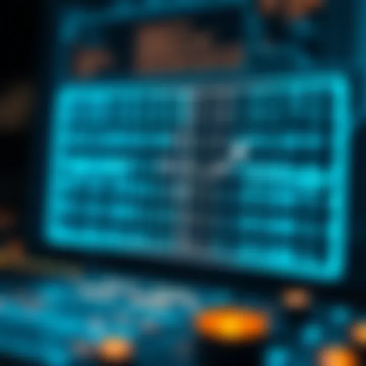 Diagram illustrating the division of binary numbers with arrows showing the subtraction and shifting operations within a digital circuit
