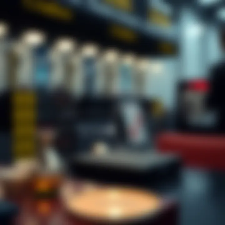 Diagram illustrating the interaction between elements of a set under a binary operation