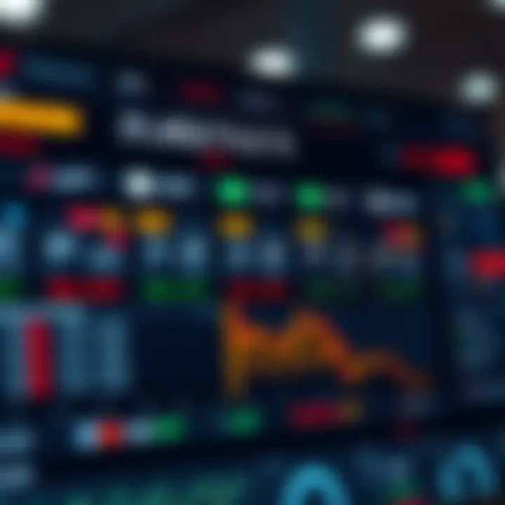 Dashboard of a binary options demo account showing various trading assets and virtual balances