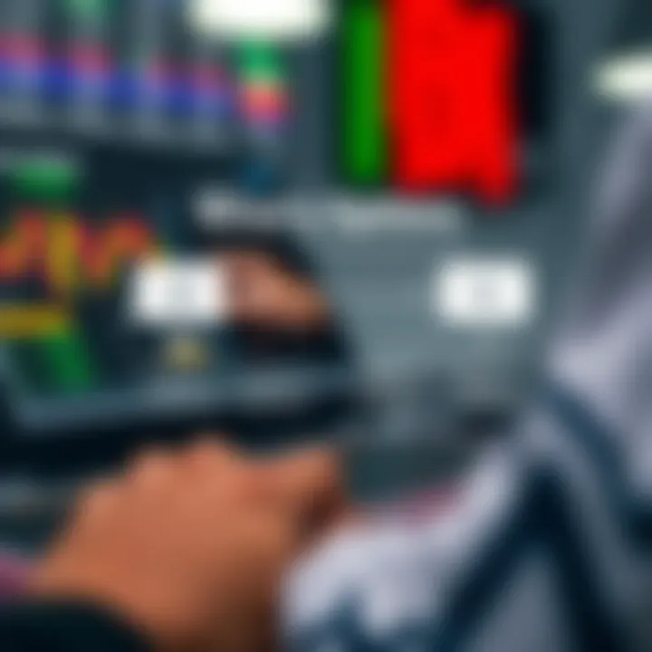 Diagram illustrating the concept of binary options trading with call and put choices