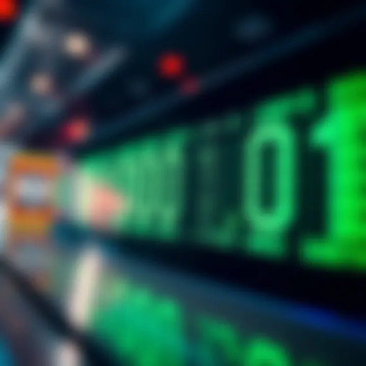 Visual representation of binary numbers showing negative result handling with two's complement