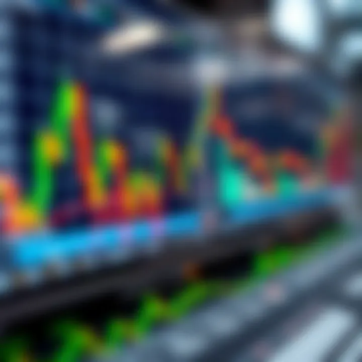 Illustration of common bullish and bearish chart patterns used in financial trading for trend prediction