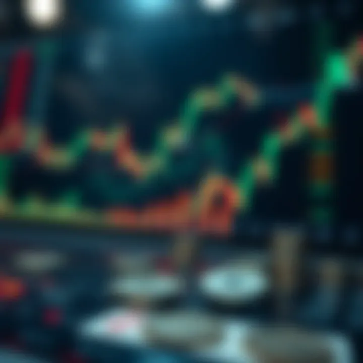 Global and Nigerian forex market dynamics illustrated with currency symbols and trading graphs