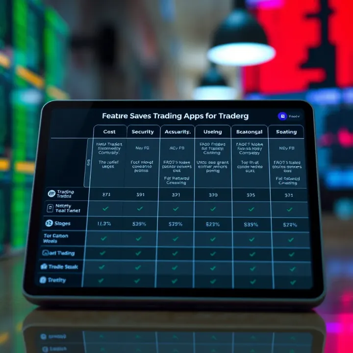 Feature Comparison of Leading Nigerian Trading Apps for New Traders Comparison chart highlighting features like cost, security, and usability of popular Nigerian trading platforms