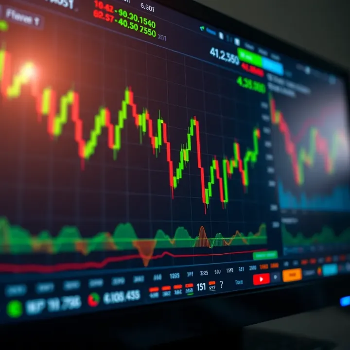 User interface of a forex trading platform showing charts and currency pairs