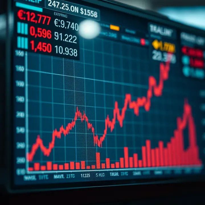 Graph illustrating risk management techniques for forex trading in Nigeria