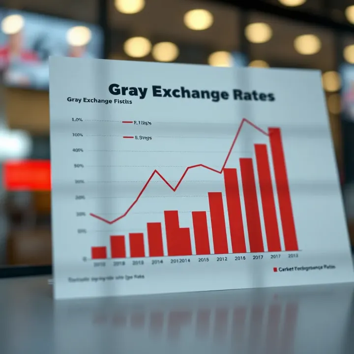 Chart showing the economic impact and risks associated with gray exchange rates on businesses and individuals