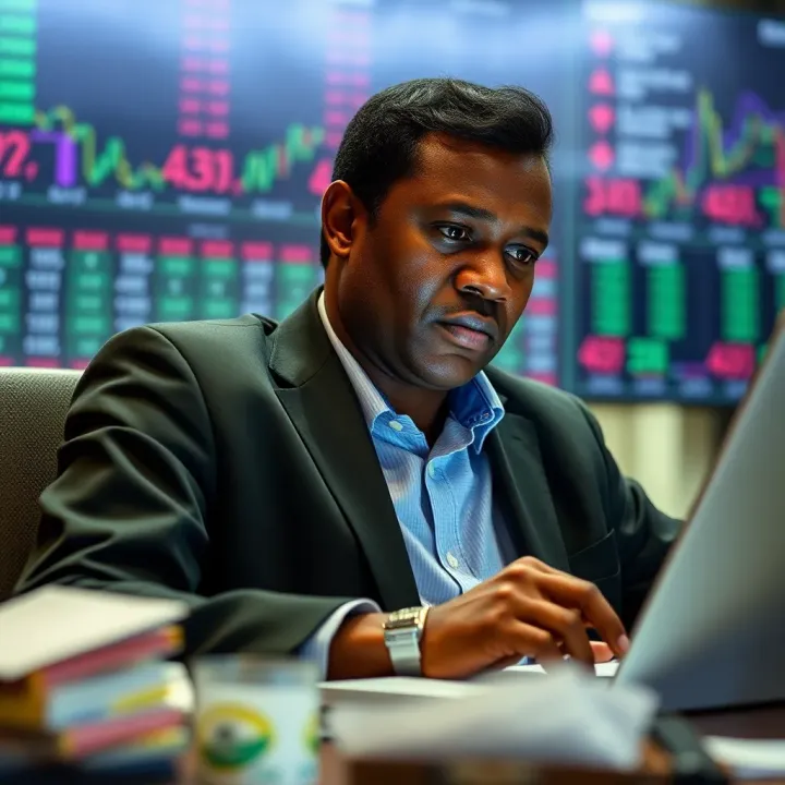 Visual representation of binary options trading dynamics within Nigeria's digital market