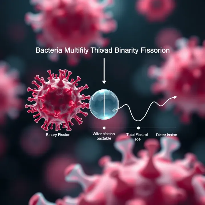 How Bacteria Multiply Through Binary Fission