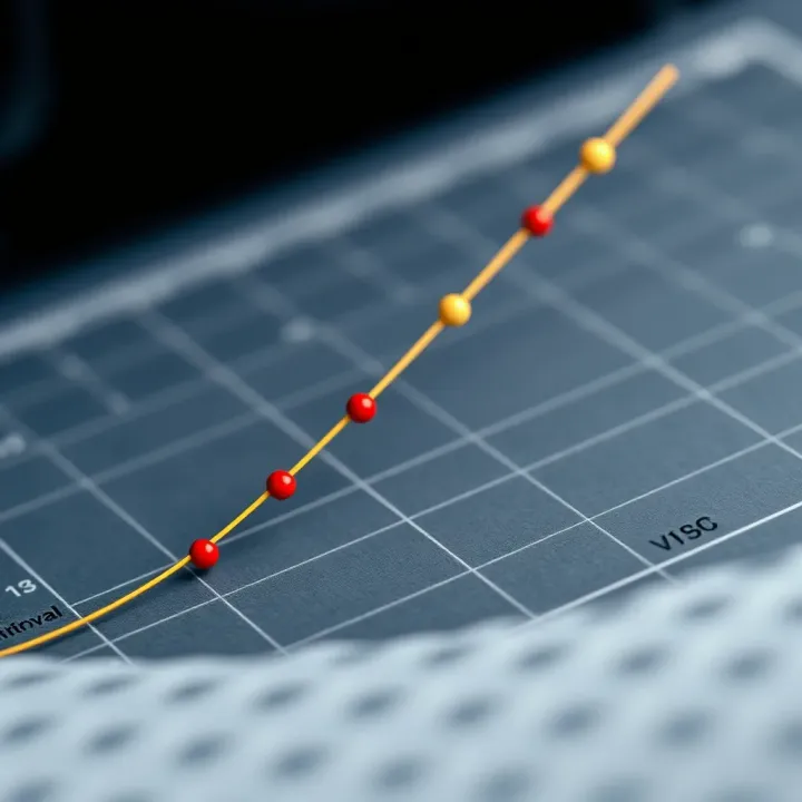 Graph displaying logistic regression curve fitting binary data points