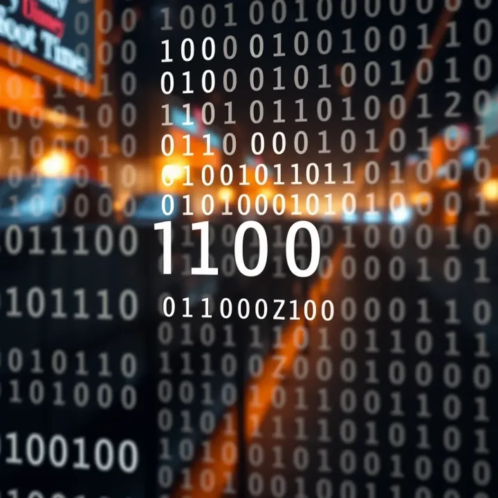 Diagram illustrating the fundamental structure of the binary number system including ones and zeros