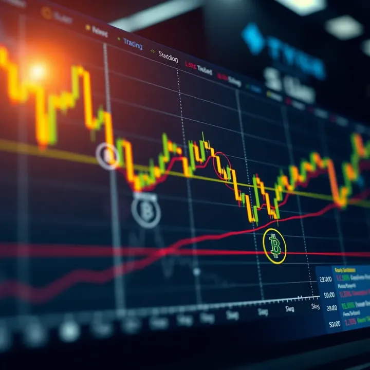 Diagram showing the flow of buying and selling cryptocurrencies in a trading platform