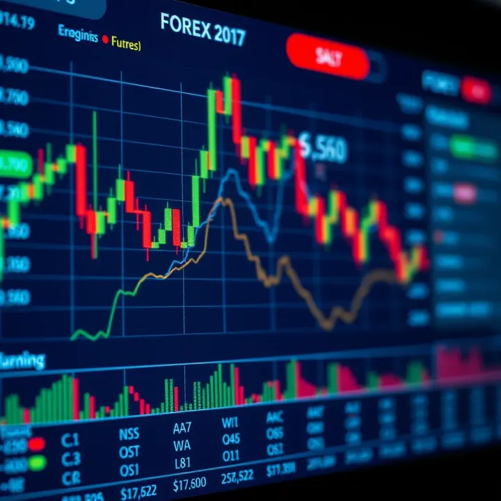Chart illustrating forward and futures forex contracts alongside swing and scalping trading strategies