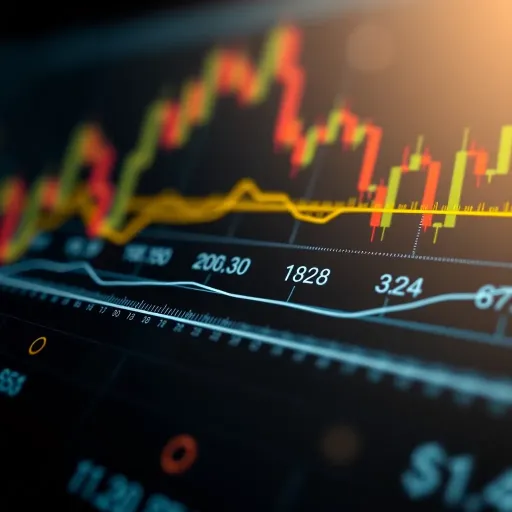 Illustration showing the concept of pips as small units measuring price movement in forex trading