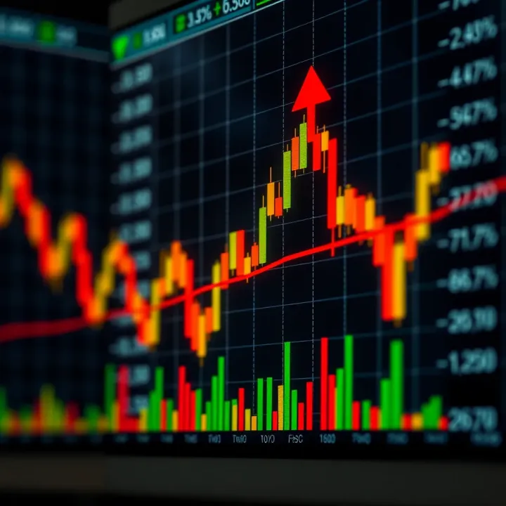 Chart illustrating a bullish reversal pattern with price trend changing from downward to upward